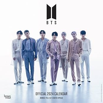 Amazon.com: BTS | 2024 12 x 24 Inch Monthly Square Wall
